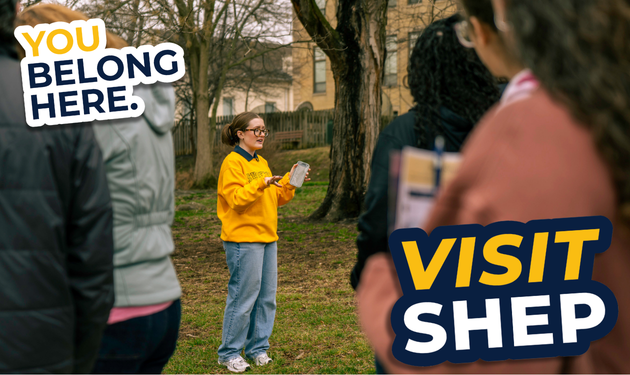 Campus tour at Shepherd University